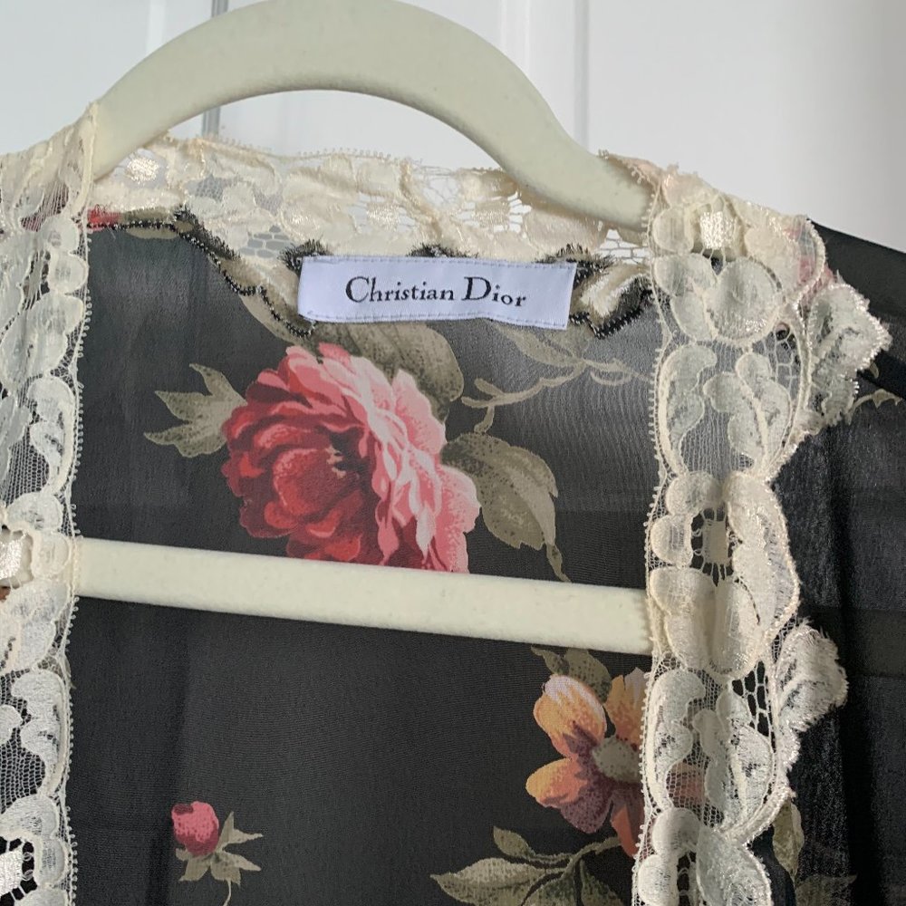 Beautiful Christian Dior summer dressing gown